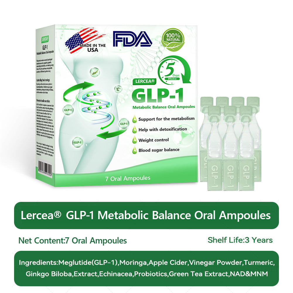30% OFF🎁🎁𝐋𝙀𝑹𝐂𝗘𝗔® 𝑮𝗟𝐏-𝟭 Metabolic Balance Oral Ampoules👩⚕️