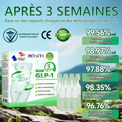 30 % DE RÉDUCTION 🎁🎁 𝐋𝙀𝑹𝐂𝗘𝗔® 𝑮𝗟𝐏-𝟭 Ampoules Orales pour l’Équilibre Métabolique 👩‍⚕️