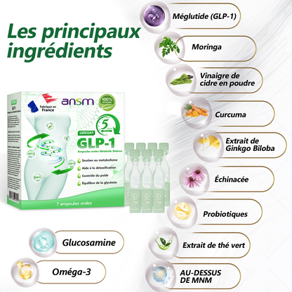 30 % DE RÉDUCTION 🎁🎁 𝐋𝙀𝑹𝐂𝗘𝗔® 𝑮𝗟𝐏-𝟭 Ampoules Orales pour l’Équilibre Métabolique 👩‍⚕️